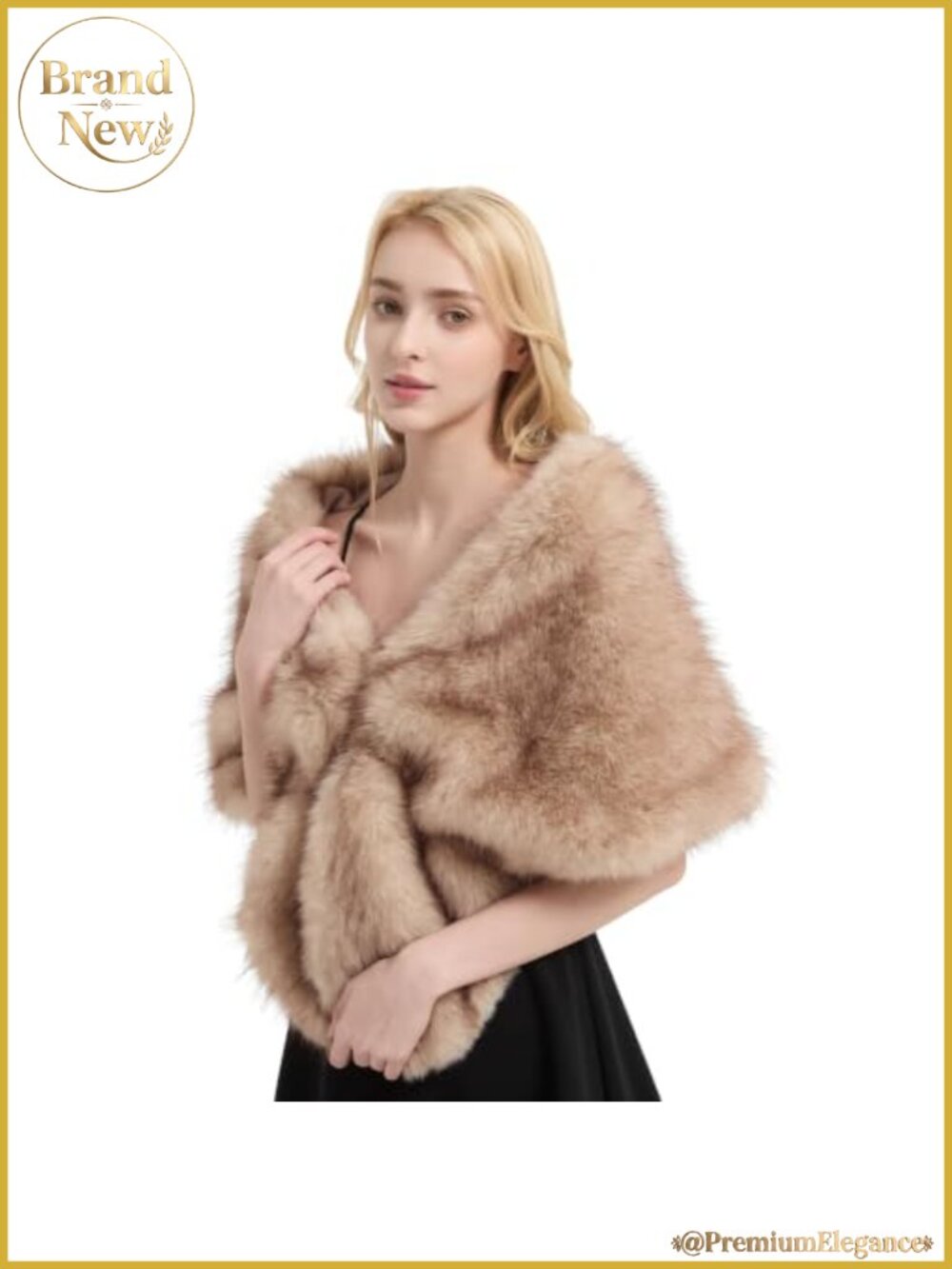 Faux Fur Shawl Wrap One Size Fluffy Wedding Party